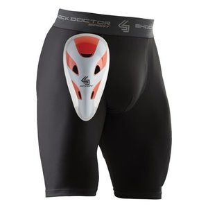 Shock Doctor Compression Shorts with Cup Adult - Black L